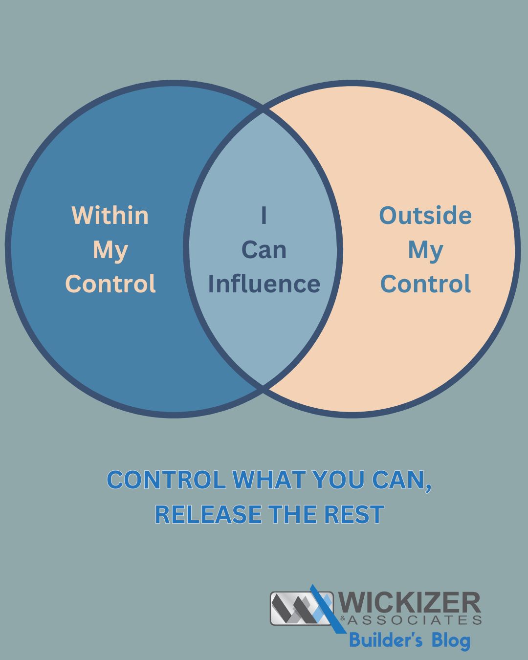 control what you can, release the rest